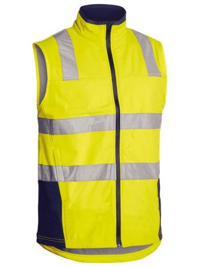 Picture of Bisley Taped Hi Vis Soft Shell Vest